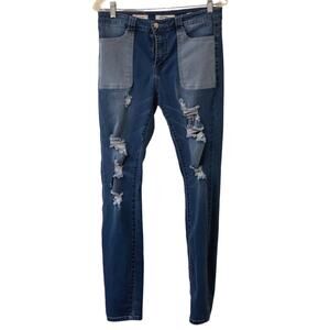 Wild Blue Sadie Robertson Collection Stretch Skinny Jeans, Size 9